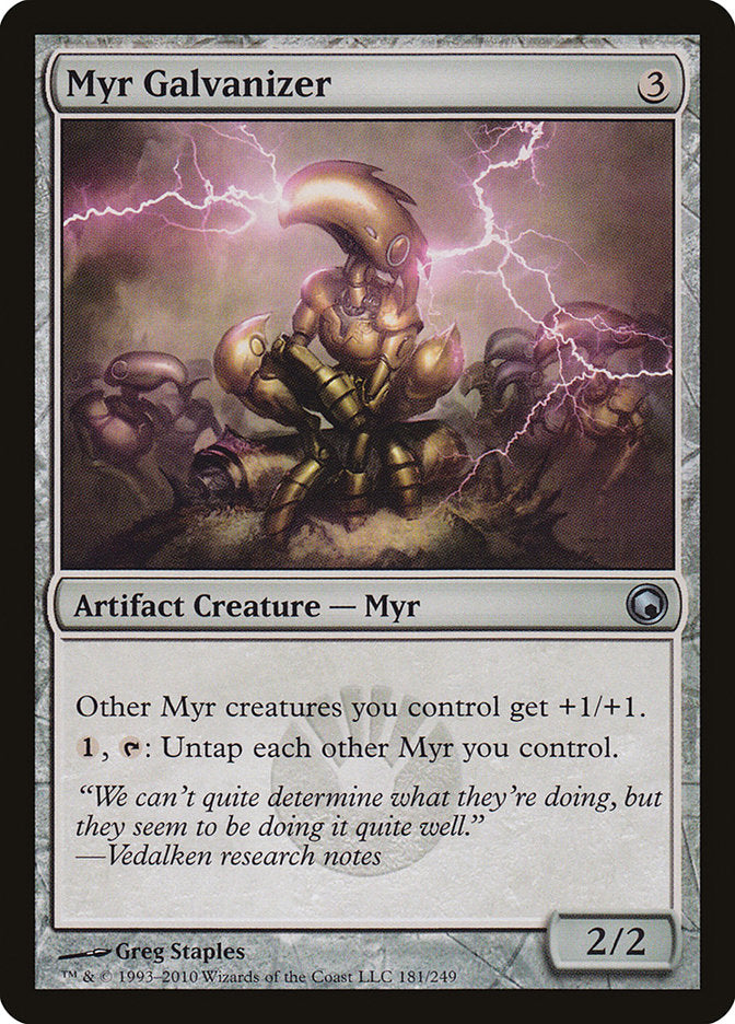 Myr Galvanizer [Scars of Mirrodin] | Dragon's Lair Comics and Fantasy Houston TX