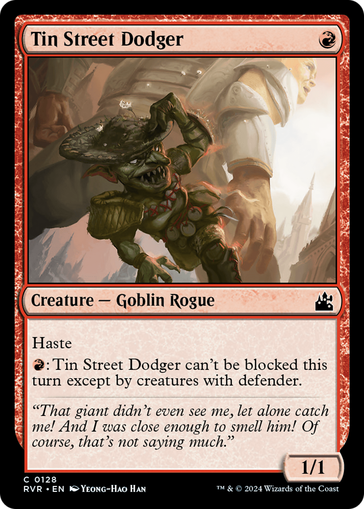 Tin Street Dodger [Ravnica Remastered] | Dragon's Lair Comics and Fantasy Houston TX