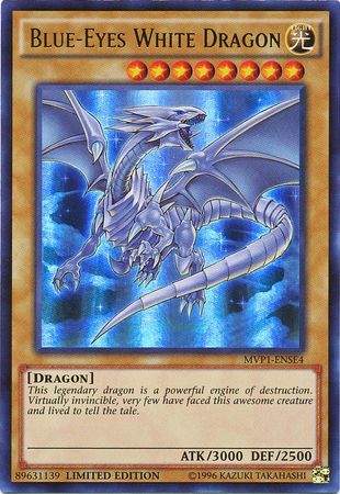 Blue-Eyes White Dragon [MVP1-ENSE4] Ultra Rare | Dragon's Lair Comics and Fantasy Houston TX