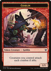 Goblin // Zombie Double-Sided Token [Commander 2016 Tokens] | Dragon's Lair Comics and Fantasy Houston TX