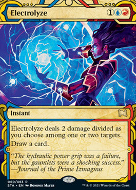 Electrolyze (Foil Etched) [Strixhaven: School of Mages Mystical Archive] | Dragon's Lair Comics and Fantasy Houston TX