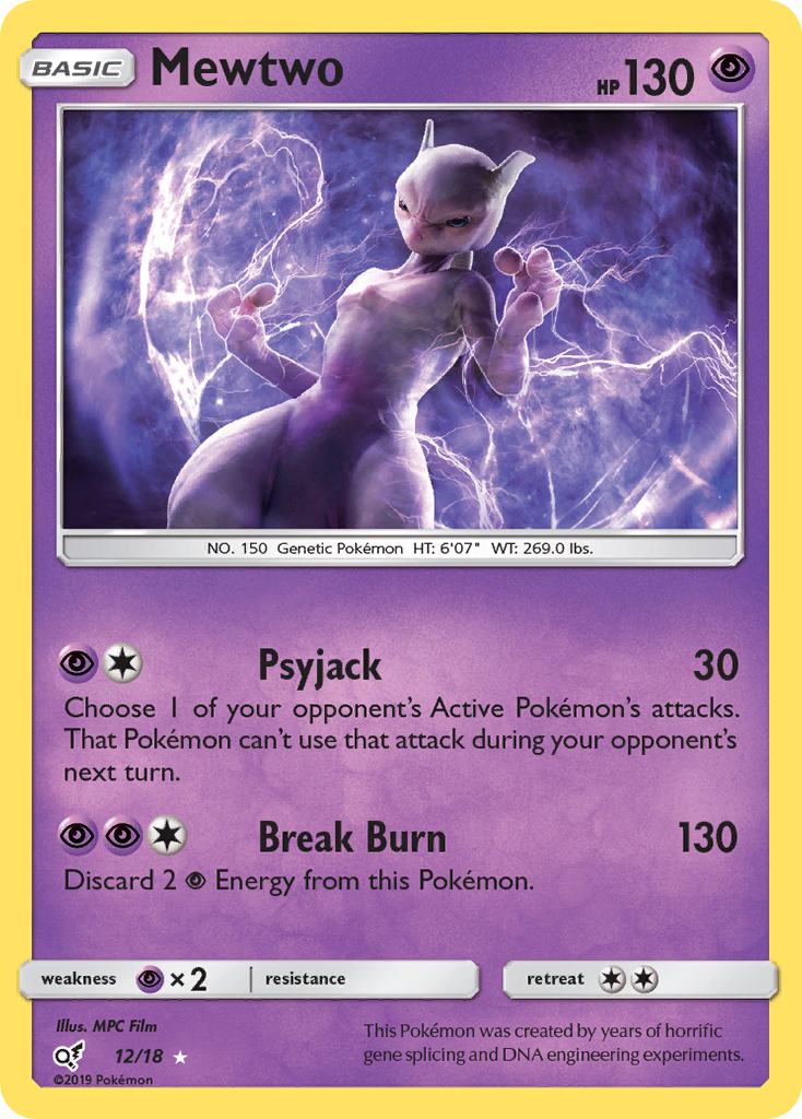 Mewtwo (12/18) [Sun & Moon: Detective Pikachu] | Dragon's Lair Comics and Fantasy Houston TX