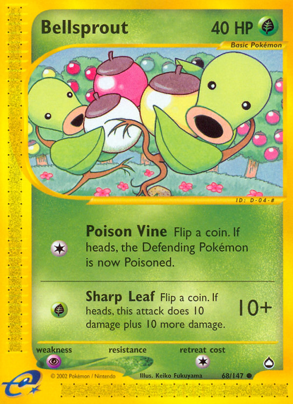 Bellsprout (68/147) [Aquapolis] | Dragon's Lair Comics and Fantasy Houston TX