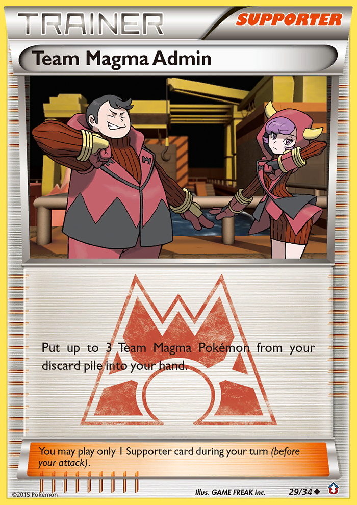 Team Magma Admin (29/34) [XY: Double Crisis] | Dragon's Lair Comics and Fantasy Houston TX