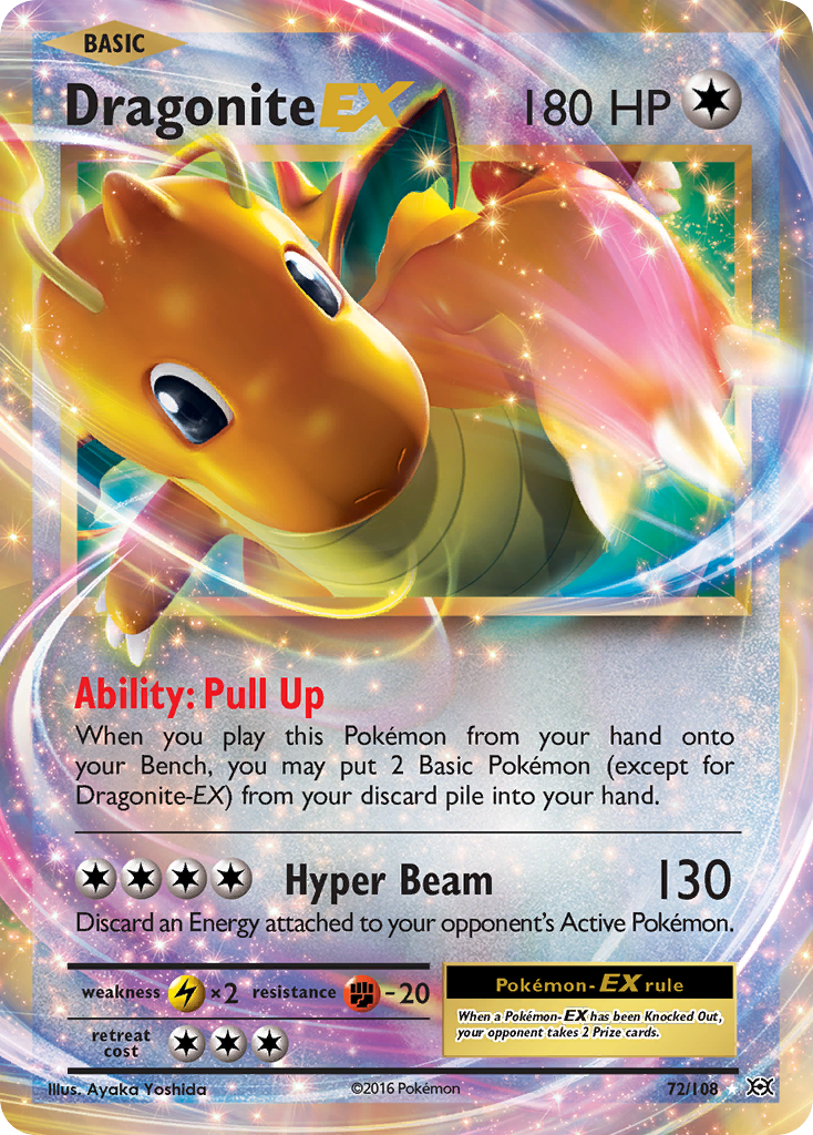 Dragonite EX (72/108) [XY: Evolutions] | Dragon's Lair Comics and Fantasy Houston TX