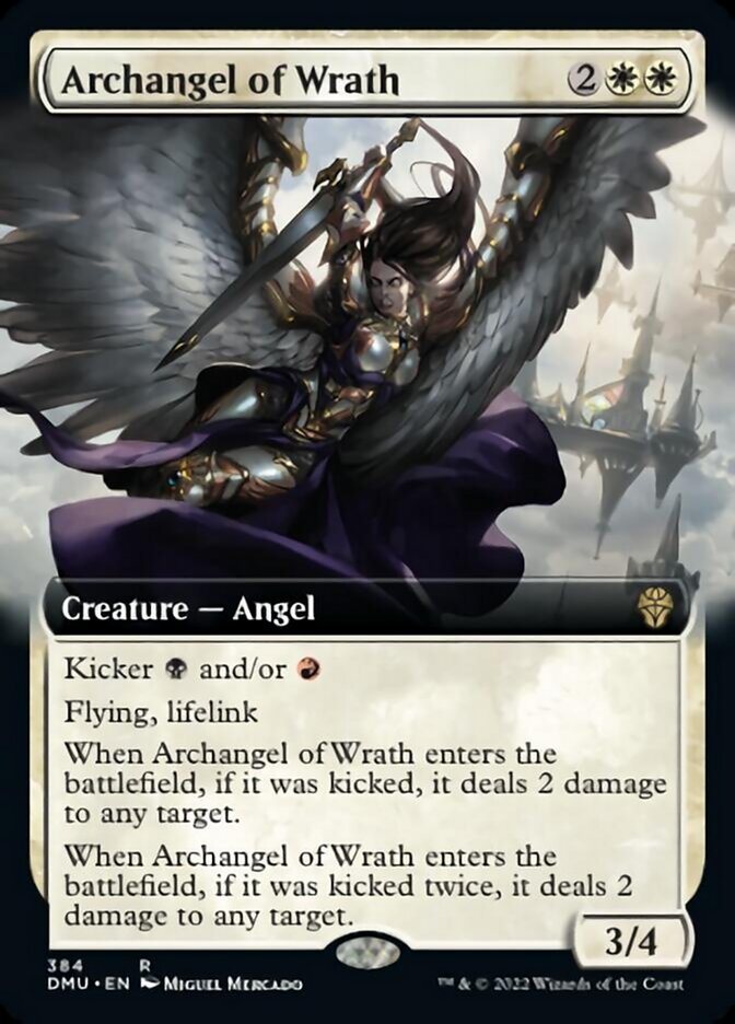 Archangel of Wrath (Extended Art) [Dominaria United] | Dragon's Lair Comics and Fantasy Houston TX