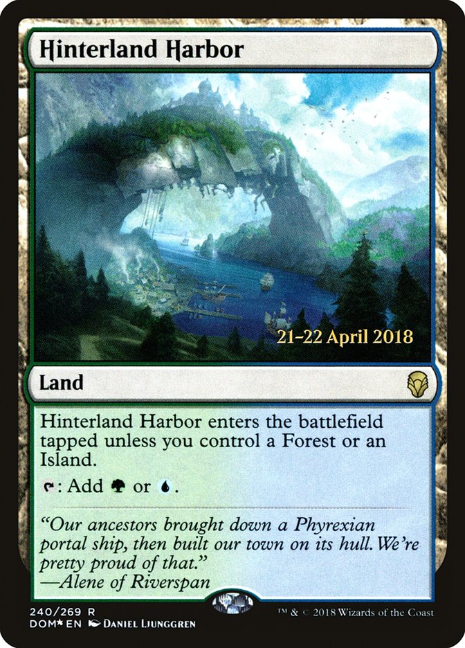 Hinterland Harbor [Dominaria Prerelease Promos] | Dragon's Lair Comics and Fantasy Houston TX