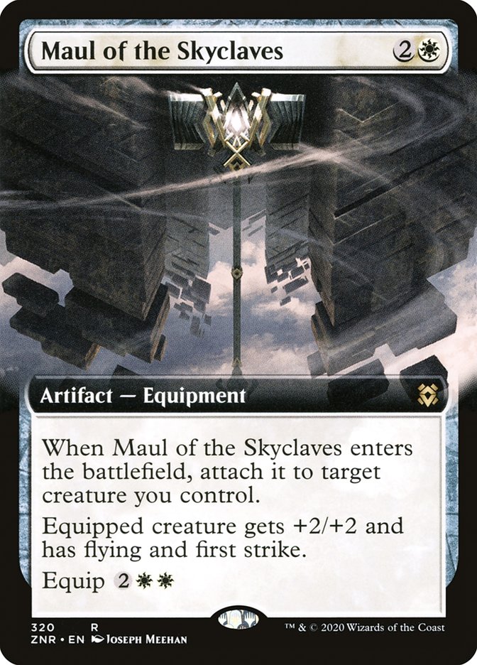 Maul of the Skyclaves (Extended Art) [Zendikar Rising] | Dragon's Lair Comics and Fantasy Houston TX