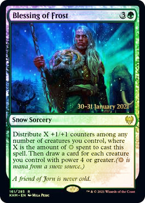 Blessing of Frost [Kaldheim Prerelease Promos] | Dragon's Lair Comics and Fantasy Houston TX