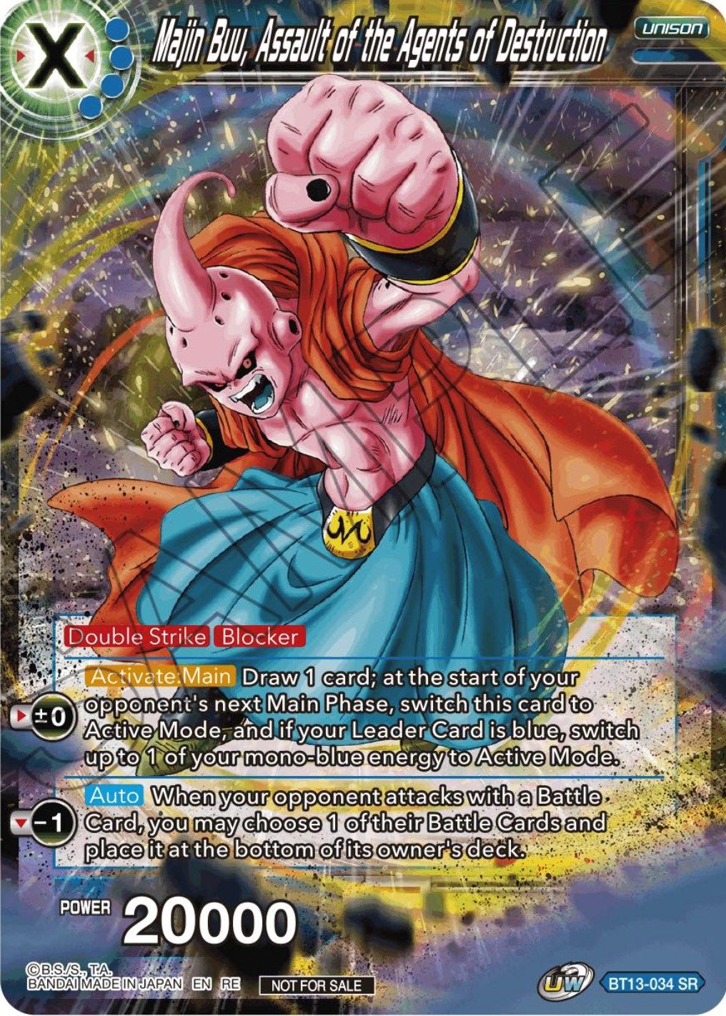 Majin Buu, Assault of the Agents of Destruction (Championship Selection Pack 2023 Vol.1) (BT13-034) [Tournament Promotion Cards] | Dragon's Lair Comics and Fantasy Houston TX