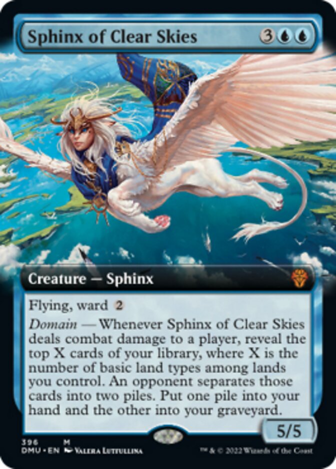 Sphinx of Clear Skies (Extended Art) [Dominaria United] | Dragon's Lair Comics and Fantasy Houston TX