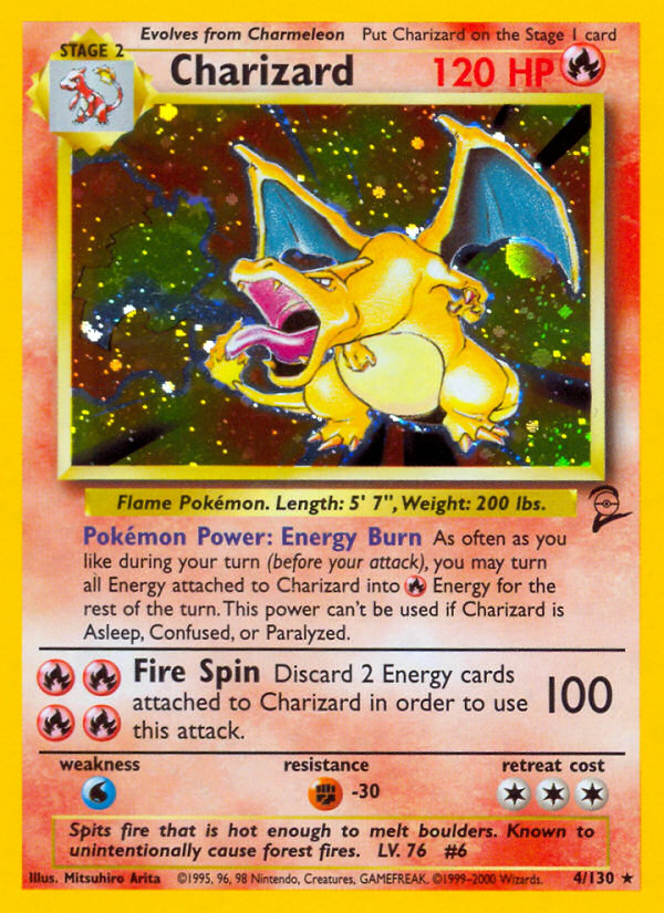 Charizard (4/130) [Base Set 2] | Dragon's Lair Comics and Fantasy Houston TX