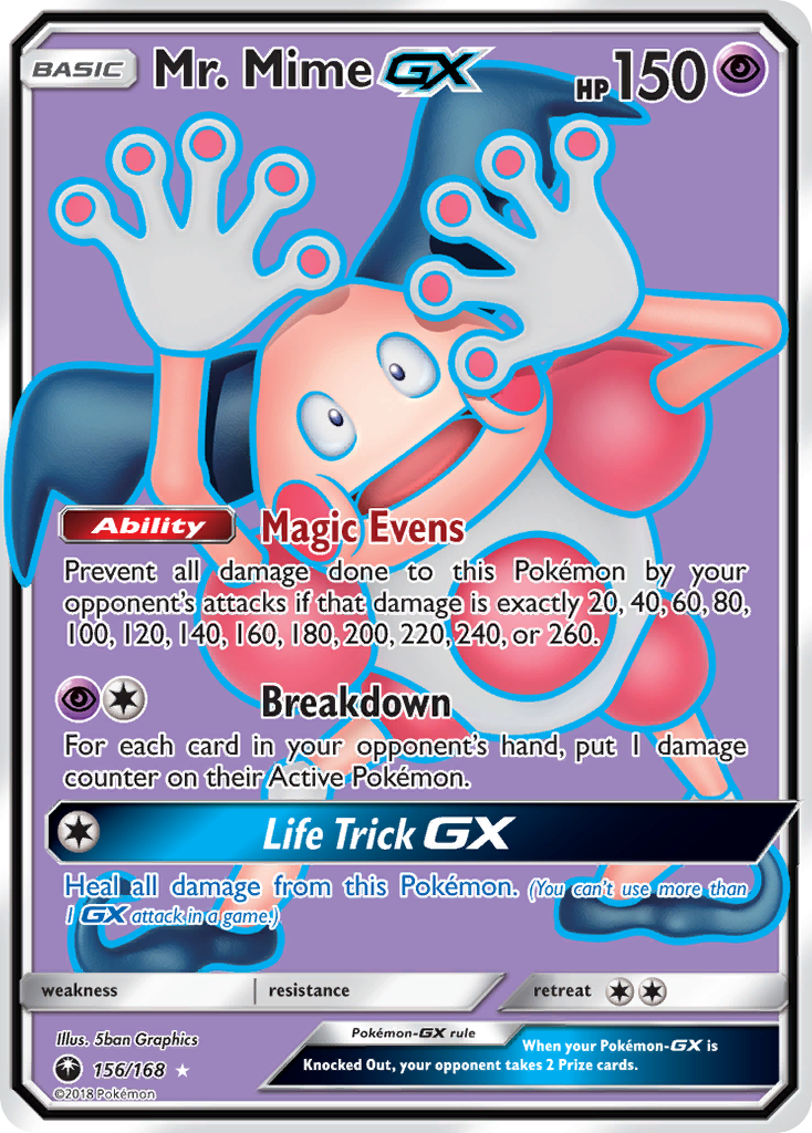 Mr. Mime GX (156/168) [Sun & Moon: Celestial Storm] | Dragon's Lair Comics and Fantasy Houston TX