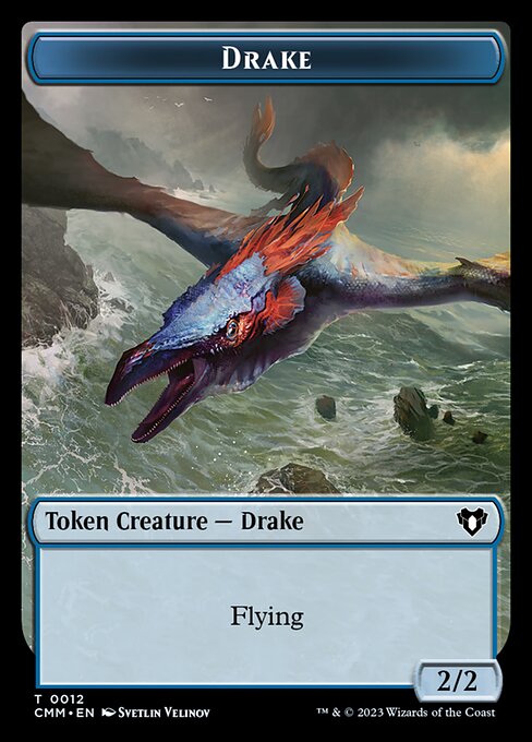 City's Blessing // Drake Double-Sided Token [Commander Masters Tokens] | Dragon's Lair Comics and Fantasy Houston TX