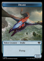 Eldrazi Spawn // Drake Double-Sided Token [Commander Masters Tokens] | Dragon's Lair Comics and Fantasy Houston TX