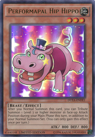 Performapal Hip Hippo [DUEA-ENDE1] Ultra Rare | Dragon's Lair Comics and Fantasy Houston TX