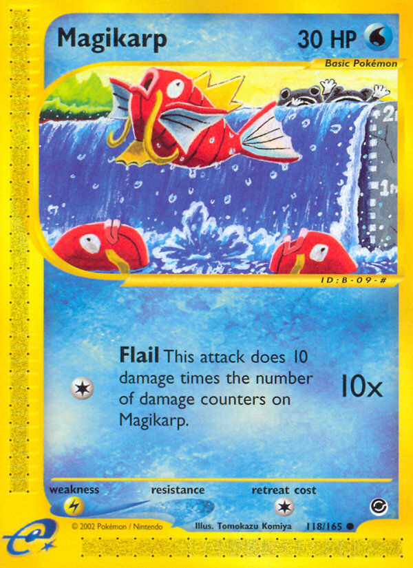 Magikarp (118/165) [Expedition: Base Set] | Dragon's Lair Comics and Fantasy Houston TX