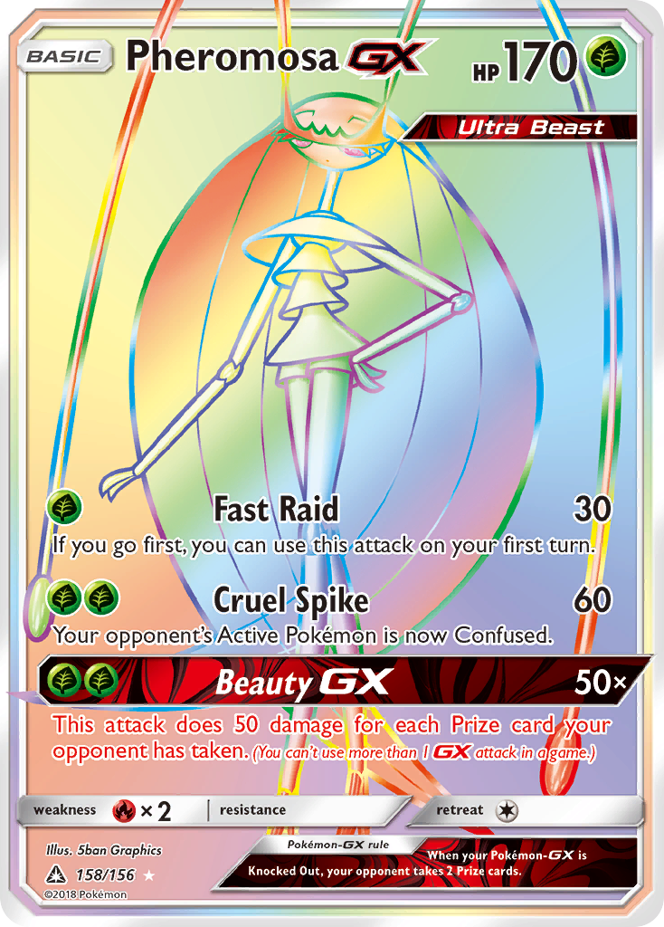 Pheromosa GX (158/156) [Sun & Moon: Ultra Prism] | Dragon's Lair Comics and Fantasy Houston TX