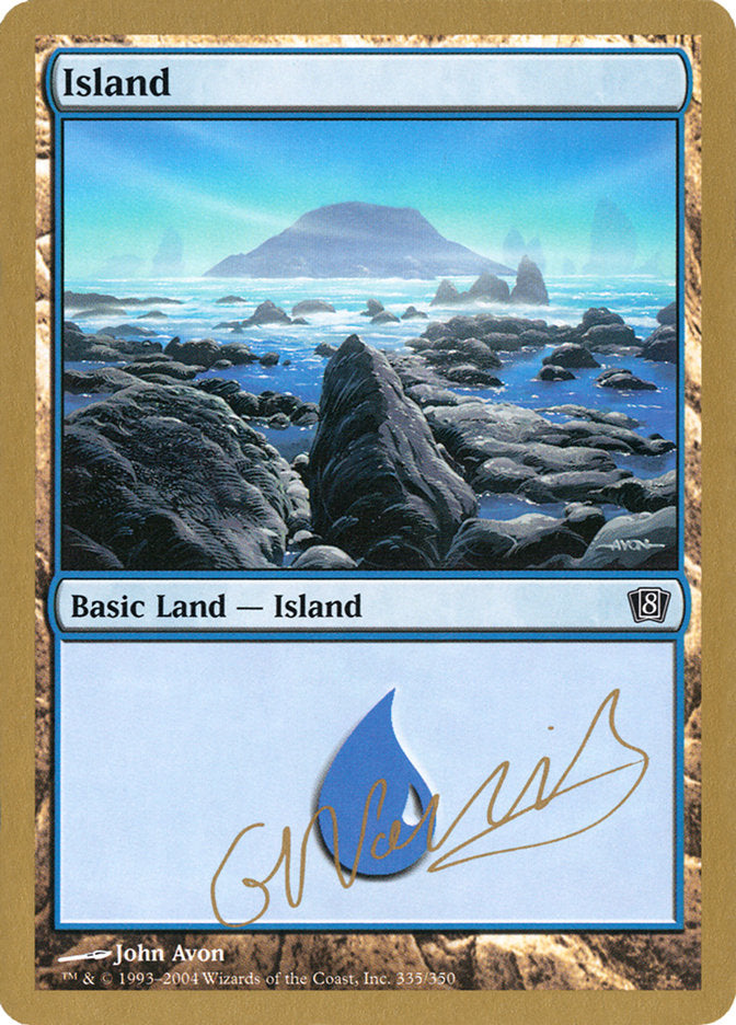 Island (gn335) (Gabriel Nassif) [World Championship Decks 2004] | Dragon's Lair Comics and Fantasy Houston TX