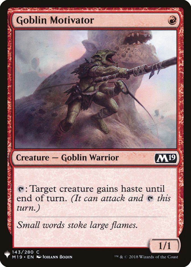 Goblin Motivator [Mystery Booster] | Dragon's Lair Comics and Fantasy Houston TX