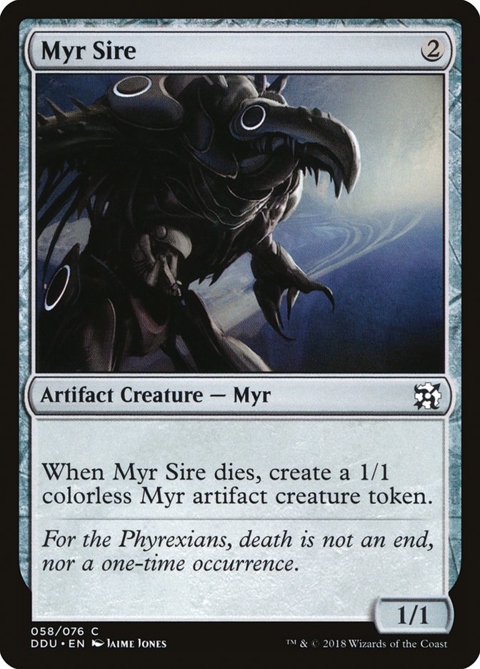 Myr Sire [Duel Decks: Elves vs. Inventors] | Dragon's Lair Comics and Fantasy Houston TX