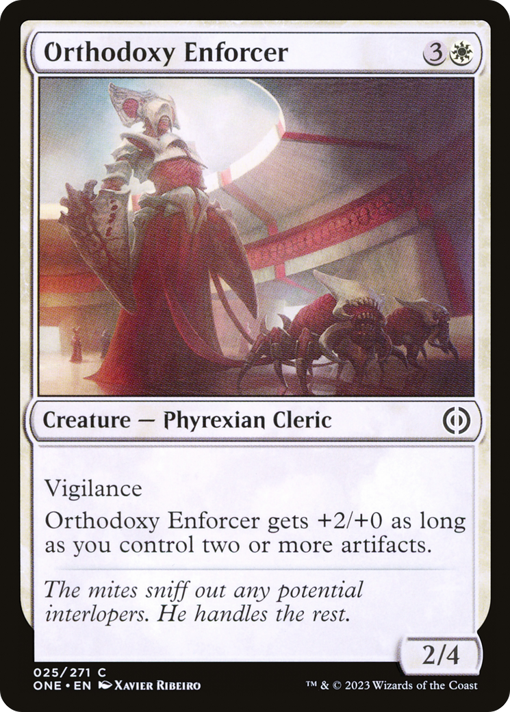 Orthodoxy Enforcer [Phyrexia: All Will Be One] | Dragon's Lair Comics and Fantasy Houston TX