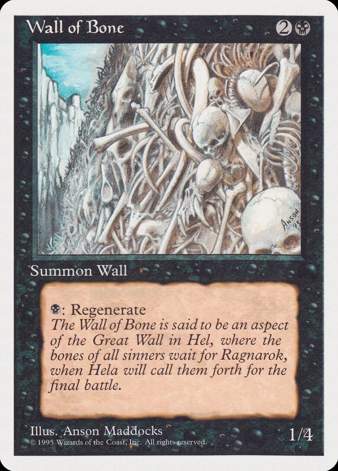 Wall of Bone [Rivals Quick Start Set] | Dragon's Lair Comics and Fantasy Houston TX