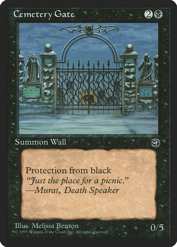 Cemetery Gate (Murat Flavor Text) [Homelands] | Dragon's Lair Comics and Fantasy Houston TX