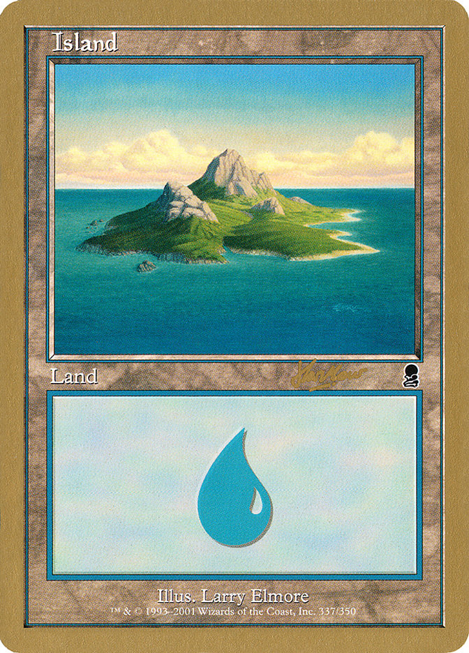 Island (shh337) (Sim Han How) [World Championship Decks 2002] | Dragon's Lair Comics and Fantasy Houston TX