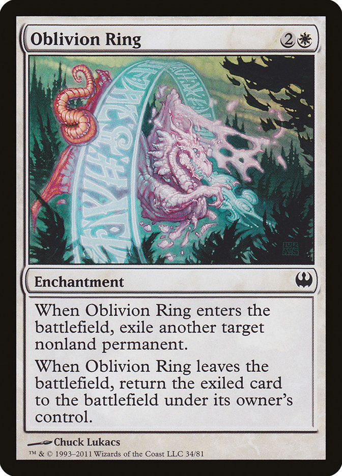 Oblivion Ring [Duel Decks: Knights vs. Dragons] | Dragon's Lair Comics and Fantasy Houston TX
