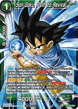 Son Goku, Path to Revival (Unison Warrior Series Boost Tournament Pack Vol. 7) (P-371) [Tournament Promotion Cards] | Dragon's Lair Comics and Fantasy Houston TX