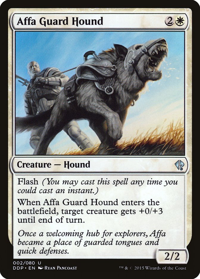 Affa Guard Hound [Duel Decks: Zendikar vs. Eldrazi] | Dragon's Lair Comics and Fantasy Houston TX