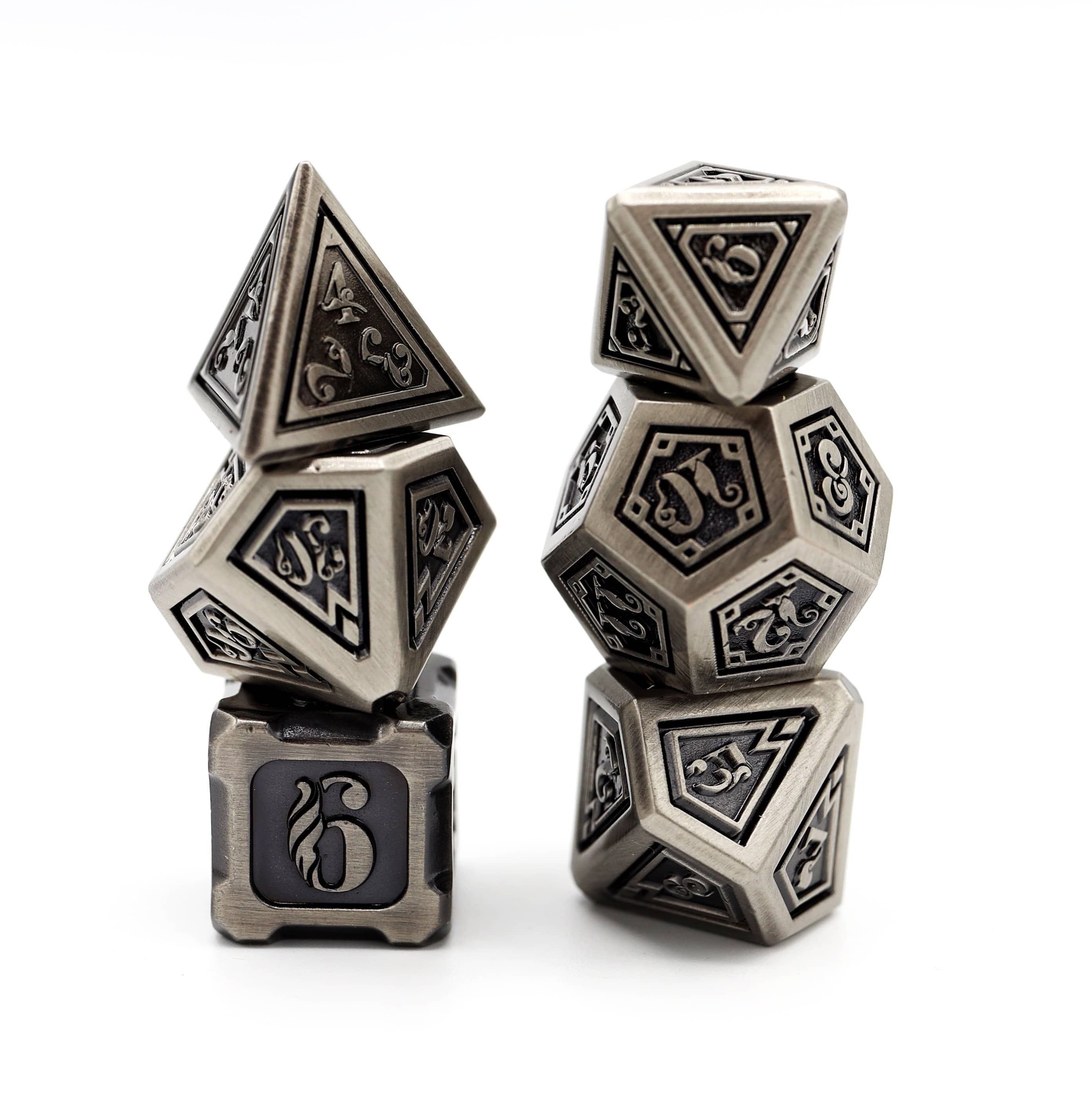 Foam Brain Metal Dice: Alchemist Iron | Dragon's Lair Comics and Fantasy Houston TX