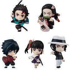 Bandai Shokugan Demon Slayer Kimetsu no Yaiba Adverge Motion 3 Minifigures (Set of 5) | Dragon's Lair Comics and Fantasy Houston TX