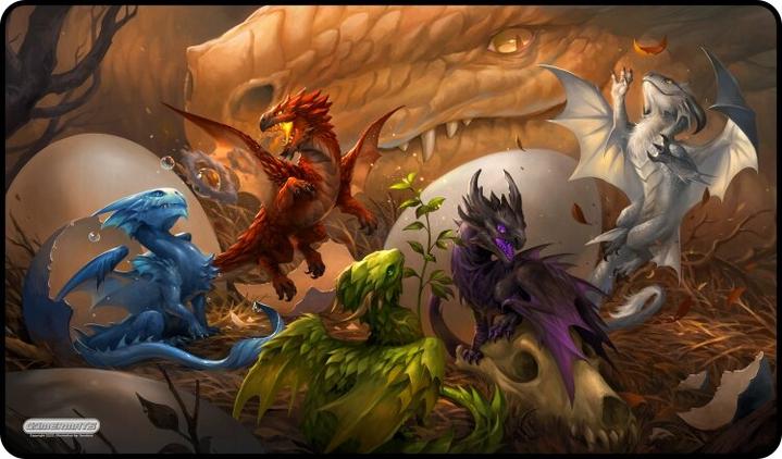 Gamer Mats Playmat: Baby Dragons Playmat | Dragon's Lair Comics and Fantasy Houston TX