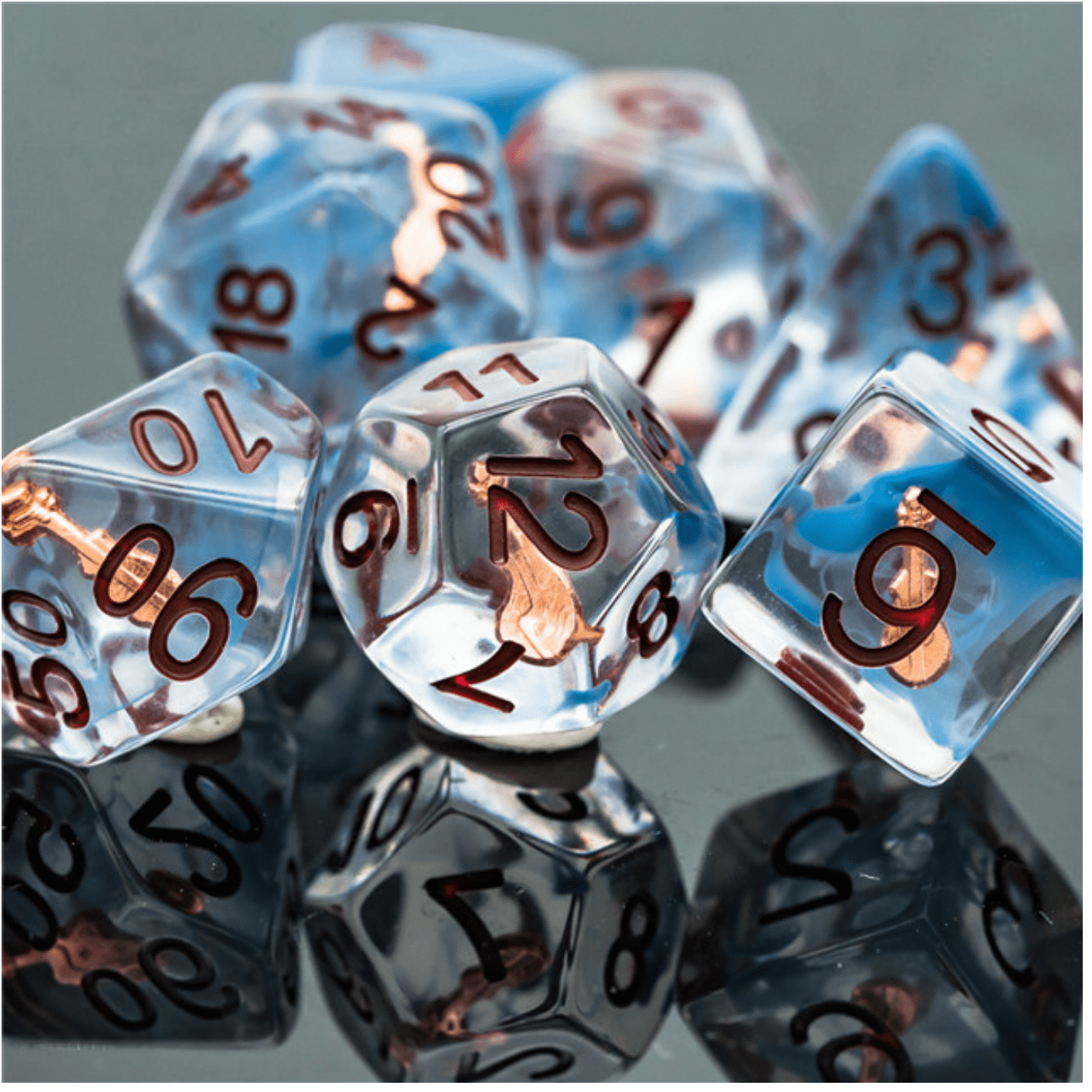 Foam Brain Bard's Lute RPG Dice Set | Dragon's Lair Comics and Fantasy Houston TX