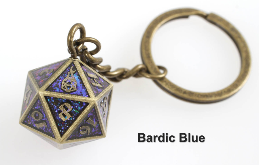 Forged Gaming Fob of Fate D20 Keychain | Dragon's Lair Comics and Fantasy Houston TX