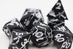 Foam Brain Black Quarry Poly 7 Dice Set | Dragon's Lair Comics and Fantasy Houston TX