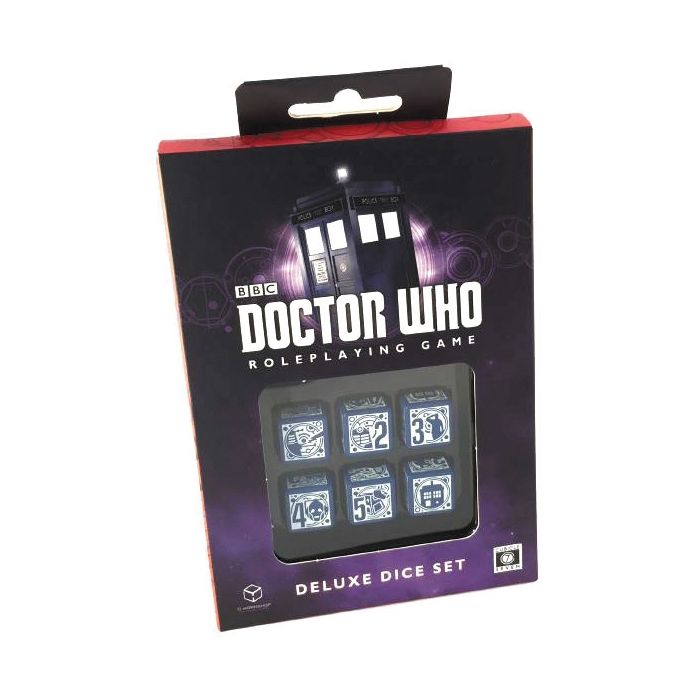 Cubicle 7 Doctor Who RPG Deluxe Dice set | Dragon's Lair Comics and Fantasy Houston TX