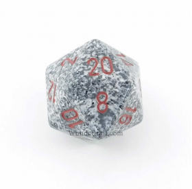 Chessex 34mm Speckled Granite D20 | Dragon's Lair Comics and Fantasy Houston TX