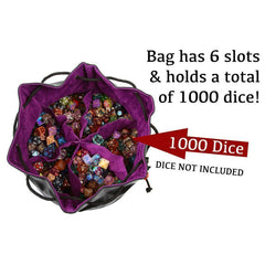 Forged Gaming Pouch of the Endless Hoard Dice Bag Brown with Red | Dragon's Lair Comics and Fantasy Houston TX