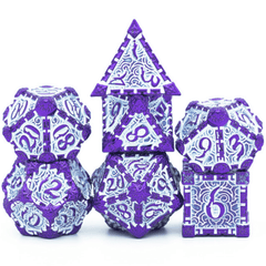 Foam Brain Dagger of Venom: Purple Poly 7 Dice Set | Dragon's Lair Comics and Fantasy Houston TX