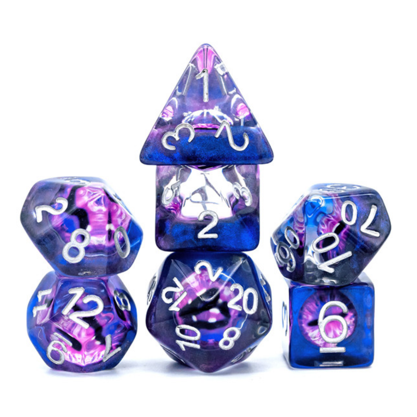 Foam Brain Dark Mage Eye RPG Dice Set | Dragon's Lair Comics and Fantasy Houston TX