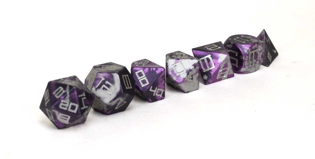 Level Up Dice Delven Aluminium Poly 7 Set | Dragon's Lair Comics and Fantasy Houston TX