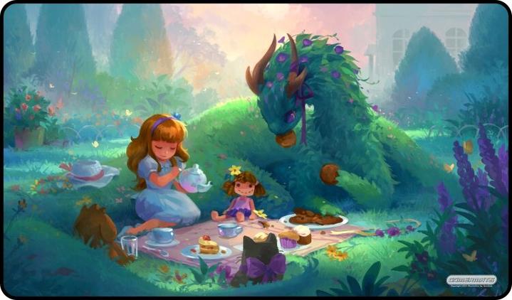 Gamer Mats Dragon Tea Party Playmat | Dragon's Lair Comics and Fantasy Houston TX