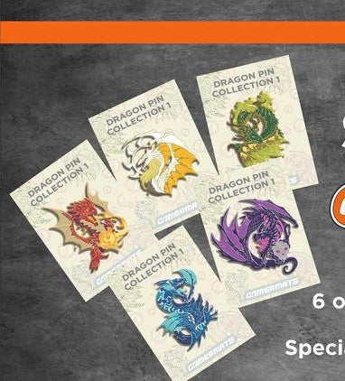 Dragon Pins - Assorted Dragons | Dragon's Lair Comics and Fantasy Houston TX