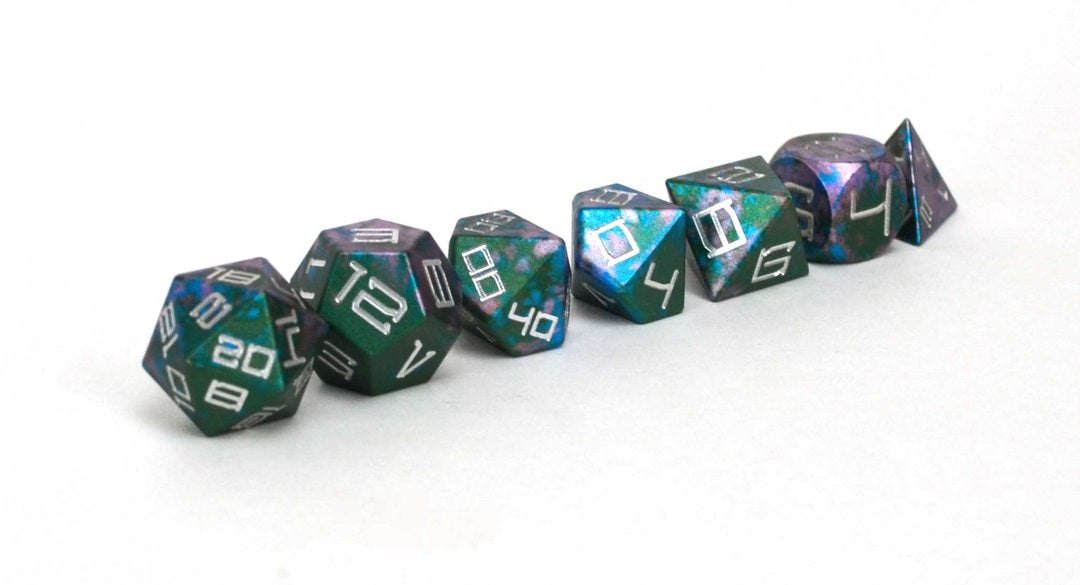 Level Up Dice Eldritch Aluminium Poly 7 Set | Dragon's Lair Comics and Fantasy Houston TX