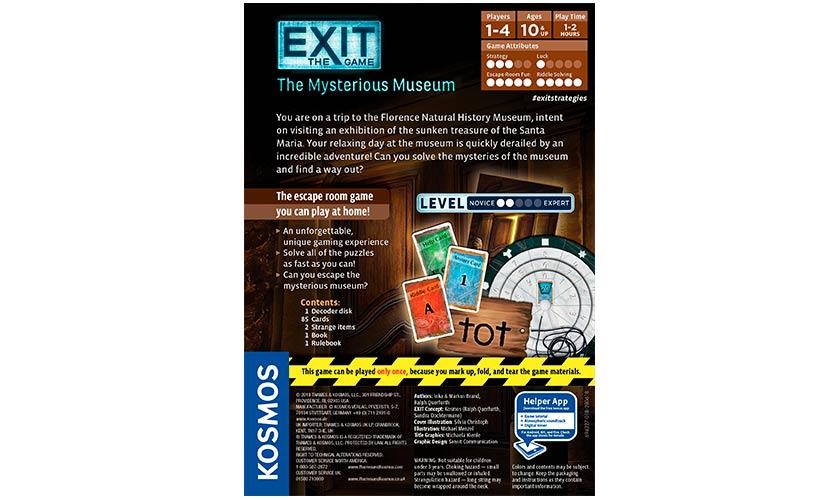 Exit: The Game – The Mysterious Museum | Dragon's Lair Comics and Fantasy Houston TX