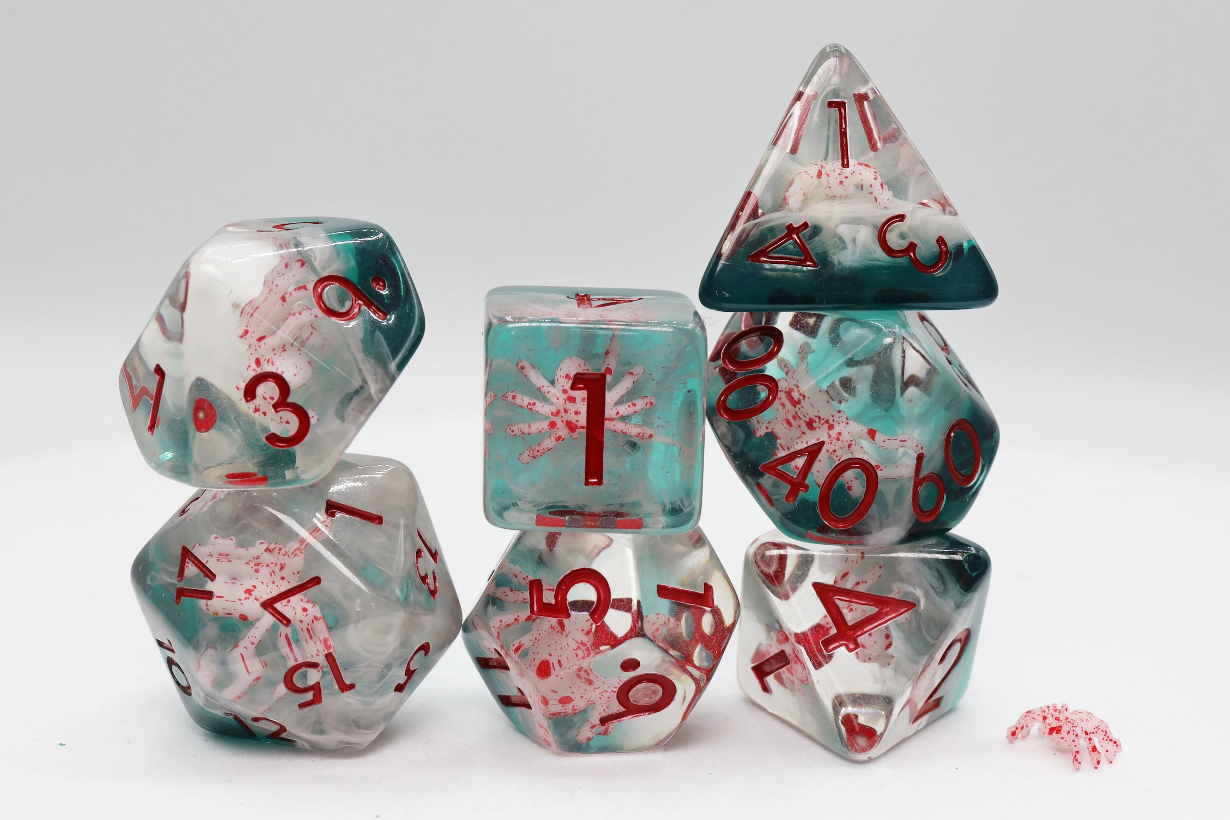 Foam Brain Poly 7 Dice Set: Baby Spider | Dragon's Lair Comics and Fantasy Houston TX