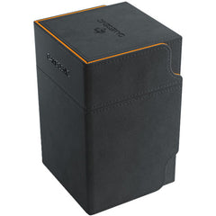 Gamegenic Watchtower 100+ XL Deck Box Black with Orange | Dragon's Lair Comics and Fantasy Houston TX